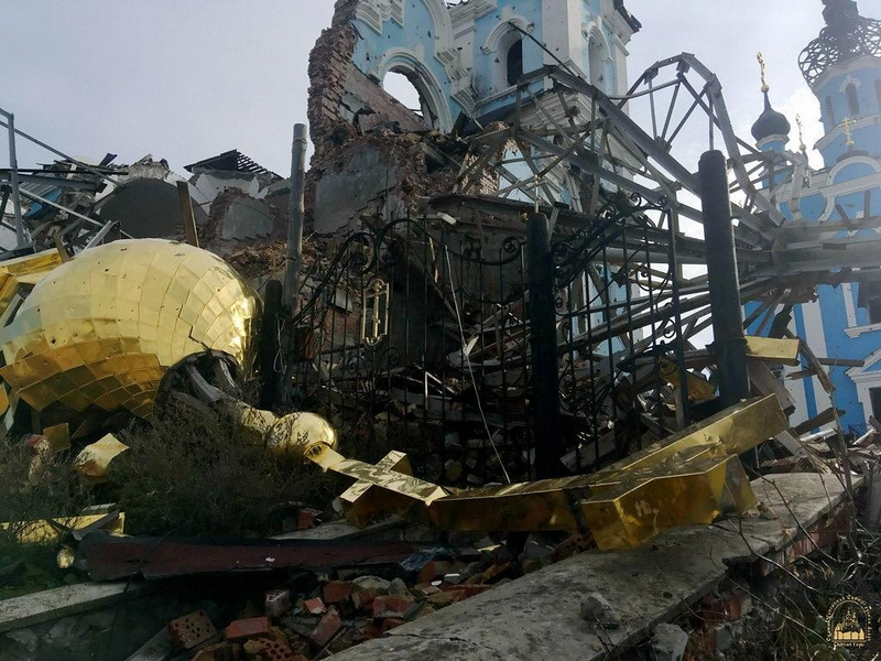 Ukrainian Orthodox Church, Bogorodichnoe village, Donetsk Oblast, Ukraine
