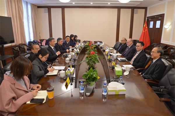 The delegation from the United Bible Societies (UBS) and leaders of CCC&TSPM conducted a seminar on Bible translation and publishing ministry at the station of CCC&TSPM on March 20, 2023.