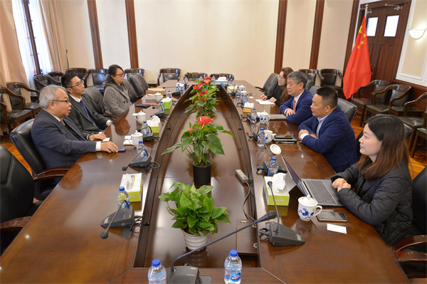 The delegation of Christian Communications Ltd. visited CCC&TSPM and exchanged views on publication, church development, theological education, and social services, on March 27, 2023.