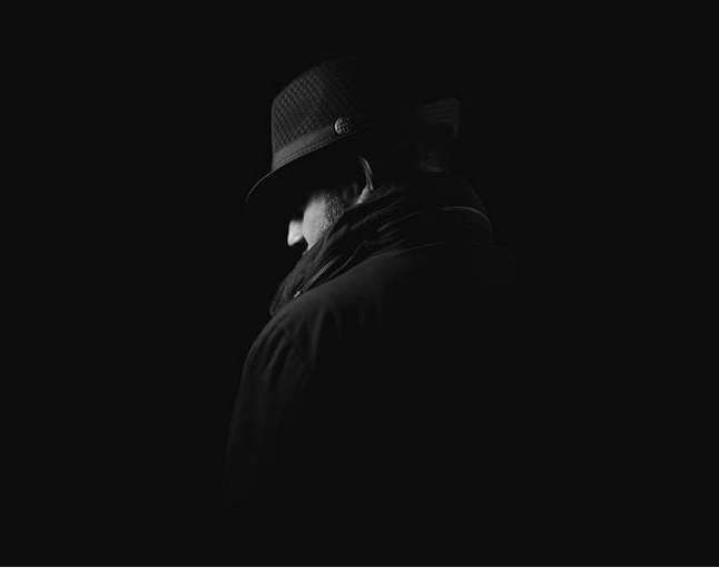 A picture of a creepy man