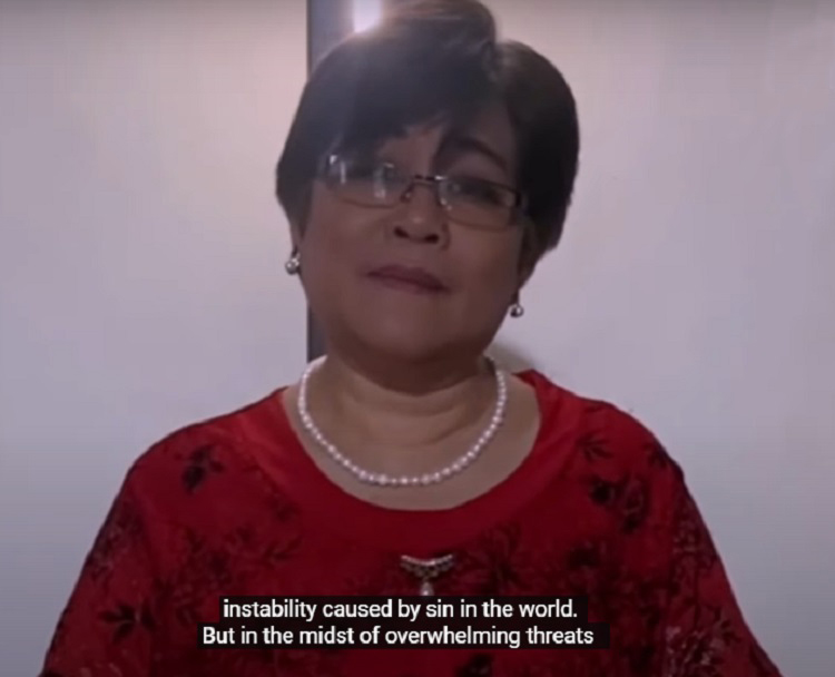 Dr. Theresa Lua, director of WEA Global Theology Department, delivered Easter Greeting 2023 in early April, 2023.