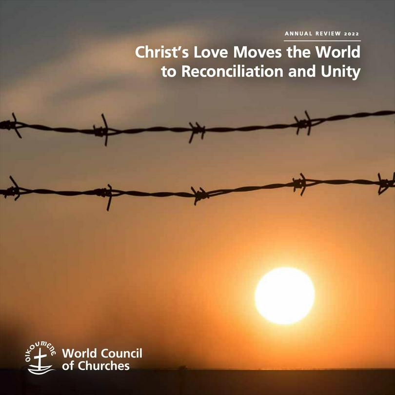 Front cover of the WCC Annual Review 2022.