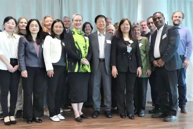 A picture of the European Network of Amity Partners (ENAP) meeting attendees in Helsinki, Finland, at the beginning of June, 2023.