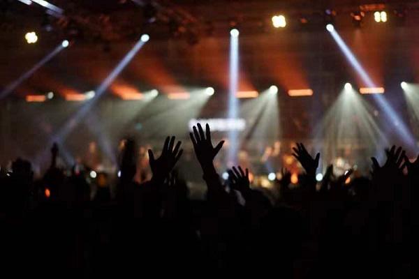 People worshiped God during a worship revival summit themed "Revival" held by Stream of Praise (SOP) Music Ministries at the Hong Kong Convention and Exhibition Center on August 6th, 2023.