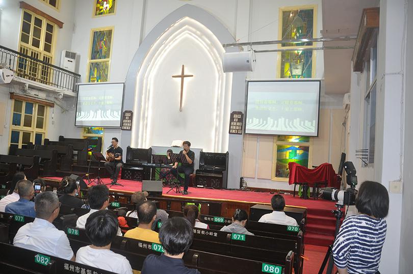A music concert was held at Xiaoling Church in Fuzhou, Fujian Province, on October 7, 2023.