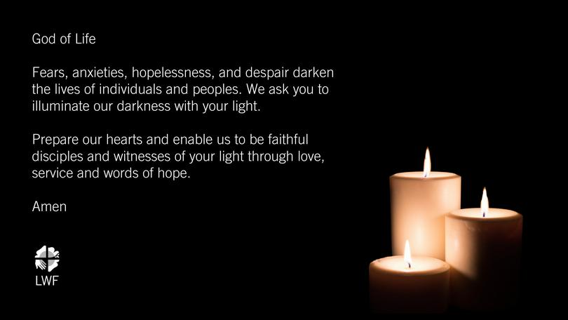 The Lutheran World Federation launched the prayer for China on the third Sunday of Advent on December 17, 2023.