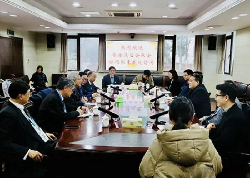 The delegation from the Baptist Convention of Hong Kong visited the Nanjing Union Theological Seminary in Nanjing City, Jiangsu Province, on January 17, 2024.