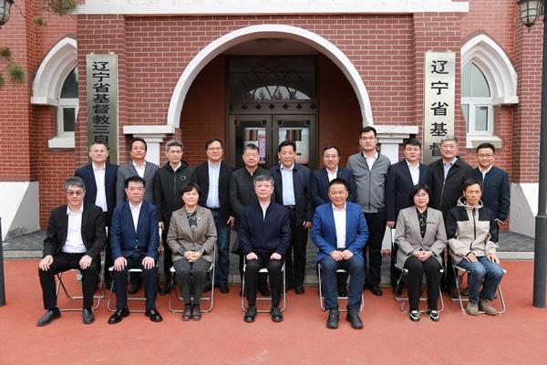President Wu Wei (middle in the first row) of the China Christian Council was pictured with members of the Social Service Department of CCC&TSPM during its first 2024 plenary meeting meeting from April 18 to 20, 2024.