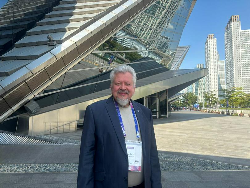 Dr. Peter Mitskevich, president of the Russia Baptist Union and president of Moscow Theological Seminary of the Evangelical Christian-Baptists