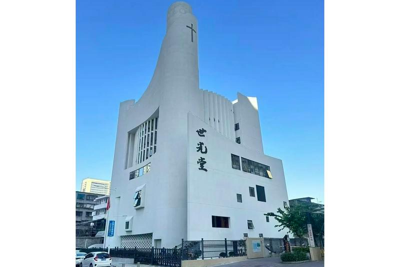 The exterior view of the new construction of Shiguang Church in Jieyang City, Guangdong Province