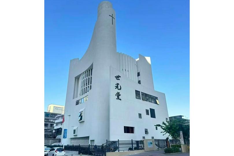 The exterior view of the new construction of Shiguang Church in Jieyang City, Guangdong Province