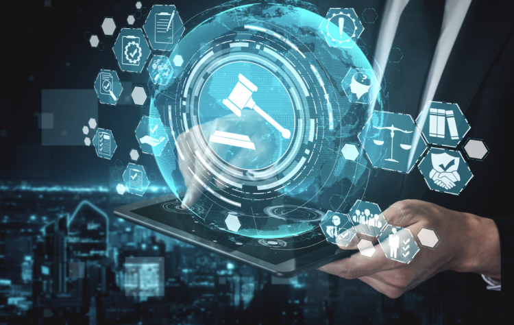 A concept picture of rules and regulations for the Internet