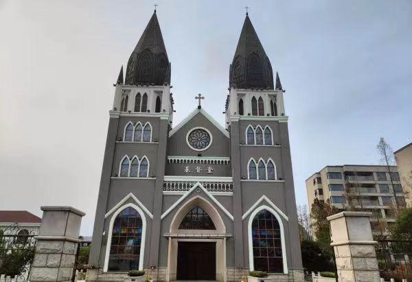 The outer view of the Suzhou Shishan Church