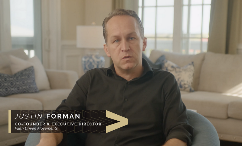 Justin Forman, co-founder and executive director of Faith Driven Movement, delivered on the strategic partnership between Faith Driven and the WEA Business Coalition on an unknown day.