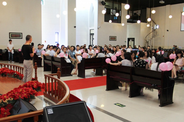 Beijing Chaoyang Church held a netowrking event for single believers on August 15, 2015. 