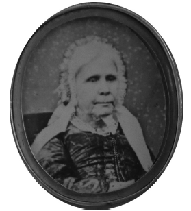 Betty Medhurst in the 1870s, from a locket of John Holliday's mother