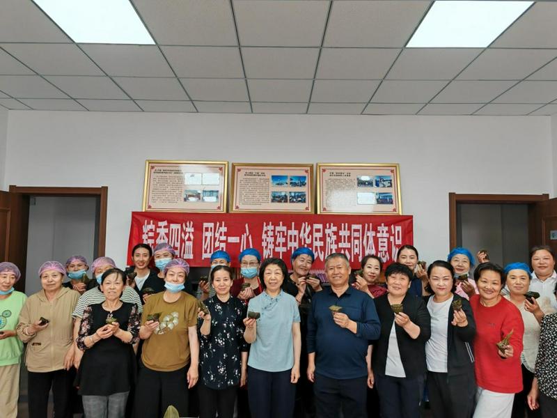 On May 30, 2025, believers took a group photo during the Dragon Boat Festival cultural experience event hosted by Xilingol League's CC&TSPM in Inner Mongolia.