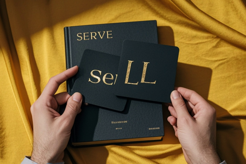The word of "SERVE" v.s. "SELL"