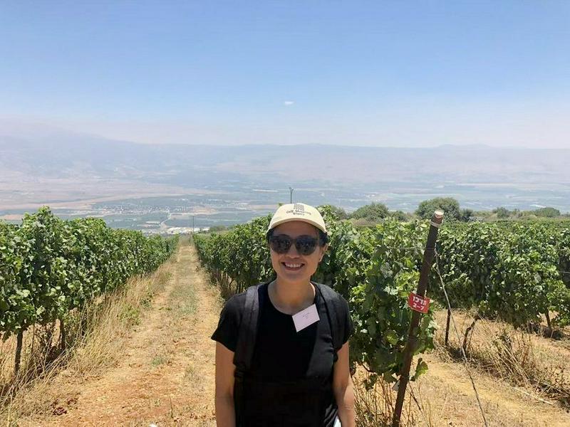 Lisa Tang visited the Golan Heights Winery, Israel, on June 25, 2018.