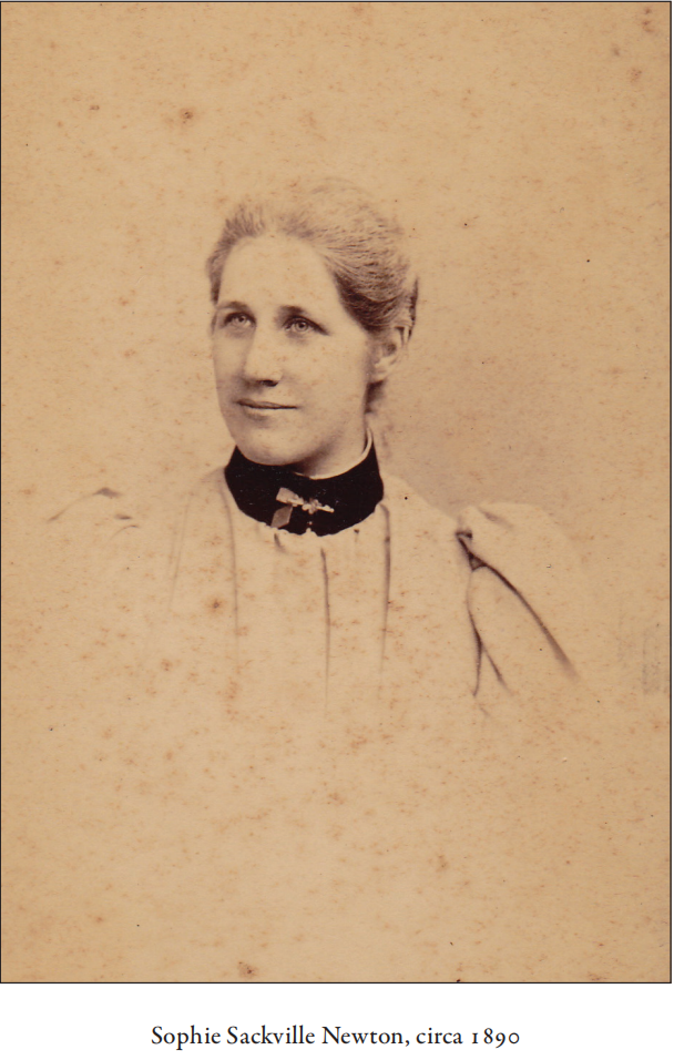 Sophie Sackville Newton, circa 1890