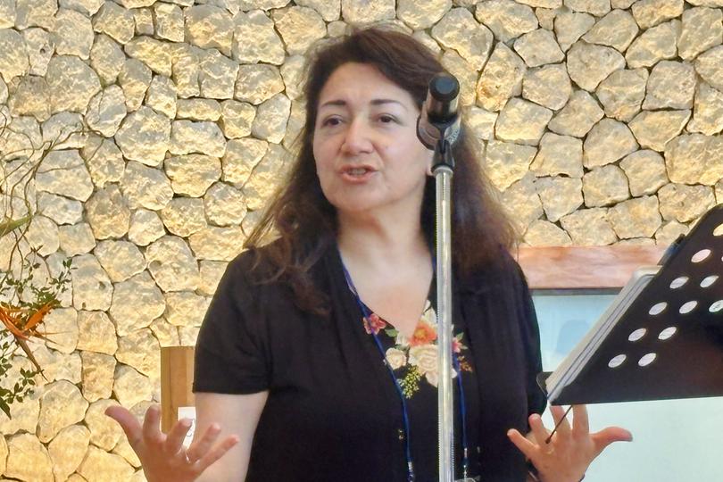 Dr. Nina Balmaceda, the Irene and William McCutchen Associate Professor of the Practice of Reconciliation and Director of the Center for Reconciliation at Duke University’s Divinity School, gave a response during the 12th Christian Forum for Reconciliation in Northeast Asia (NARI) held in Okinawa, Japan, on July 31, 2025.