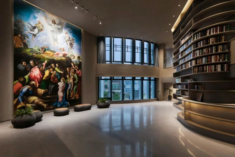 The lounge of Changle Chengguan Church in Fuzhou, Fujian