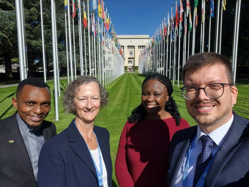 LtR: Rev. Samuel Munyiri, Dr. Janet Epp Buckingham, Ms. Ngozi Edmond, Mr. Markus Hofer