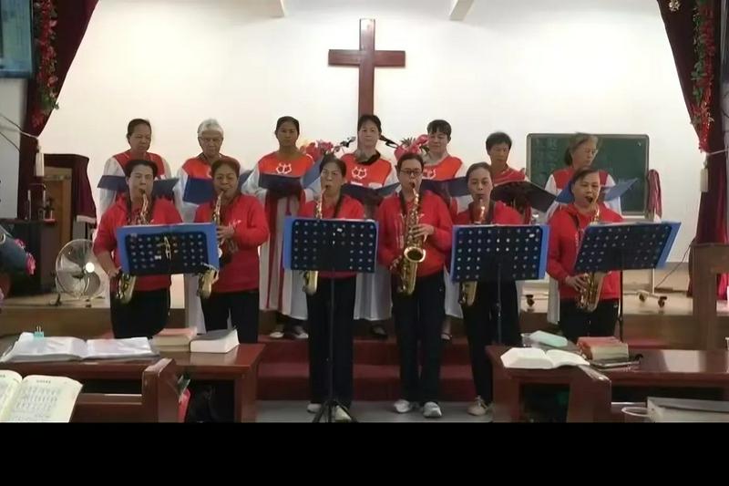 Changle Church held a Double Ninth Festival event to honor the elderly in Beihai City, Guangxi Province, on October 28, 2025.