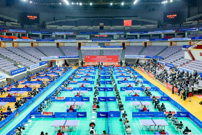 The opening ceremony of the Sixth Amity Cup International Table Tennis Philanthropic Tournament was held at the Nanjing Olympic Sports Center Gymnasium, Jiangsu Province, on November 14, 2025.