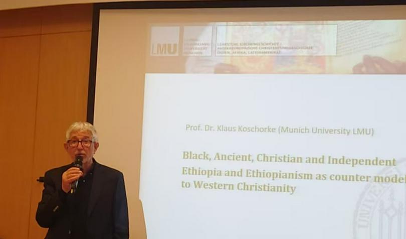 Prof. Dr Klaus Koschorke, chair of Early and Global History of Christianity at the University of Munich, delivered a lecture titled "Black, Ancient, Christian, and Independent: The Ethiopian Church (4th-20th Centuries) as a Countermodel to Western Christianity" at the Divinity School of Chung Chi College, The Chinese University of Hong Kong, on November 19, 2025.