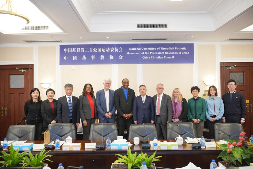 WCC leaders met with the leadership of the National Committee of the Three-Self Patriotic Movement and the China Christian Council in their headquarters in Shanghai, China, on November 17.