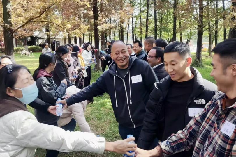 Single Christians attended a matchmaking event held by Yunnan Trinity International Church in Kunming, Yunnan, on November 22, 2025.