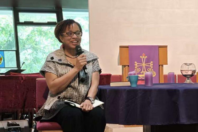 Dr. Marla F. Frederick, dean of Harvard Divinity School, spoke at an event titled "Reflections on Two Divinity Schools" held at the Divinity School of Chung Chi College (DSCCC), The Chinese University of Hong Kong, on March 9, 2026. 