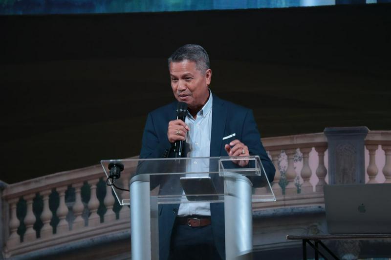 Bishop Noel Pantoja, national director of the Philippine Council of Evangelical Churches (PCEC), spoke at the opening session of ACCM 2026 at GCF South Metro in Alabang, Metro Manila, June 9.