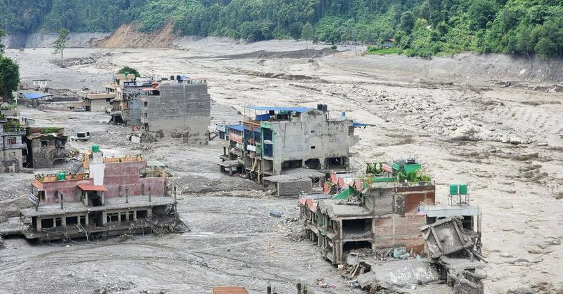 A Catastrophic flash flood struck the Bhote Trishuli river valleya on August 26, 2026.