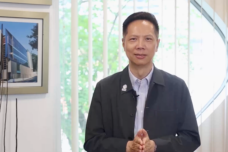 Rev. Ezekiel Tan, general secretary of WCA, spoke during the September 23 online gathering.