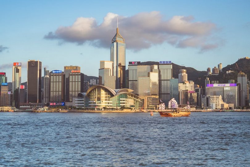 Victoria Harbor in Hong Kong