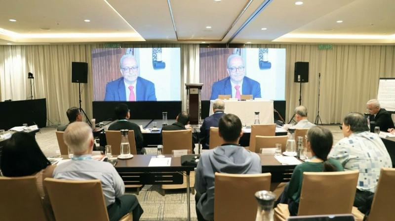 Rev. Botrus Mansour, secretary general of the World Evangelical Alliance, addressed participants by video during the 2026 Asian Chinese Pastors and Leaders Roundtable in Johor Bahru, Malaysia, held October 4–6, 2026.