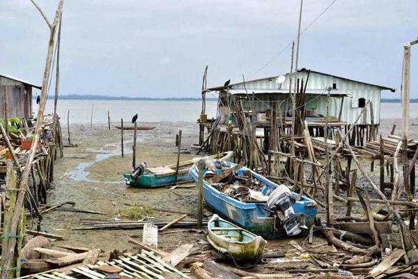 The earthquake destroyed houses, livelihood and infrastructure