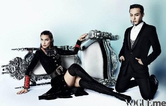 G-Dragon and Bella Hadid