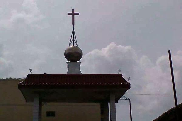 The cross on the Gospel Church