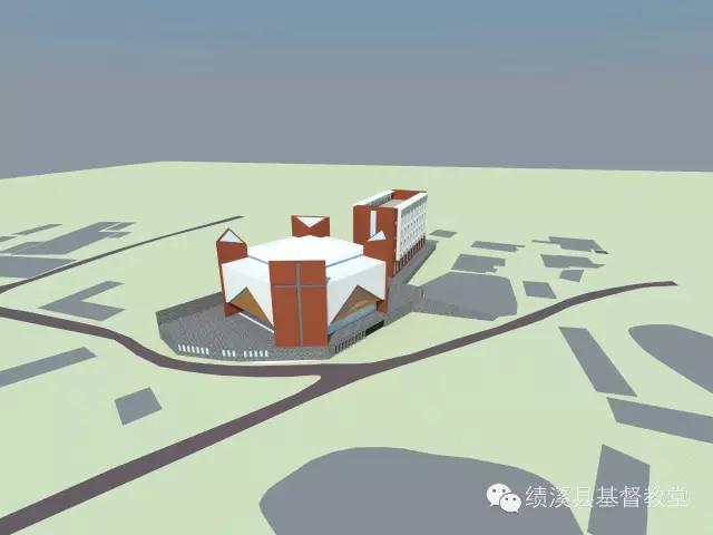 The design sketch of the church