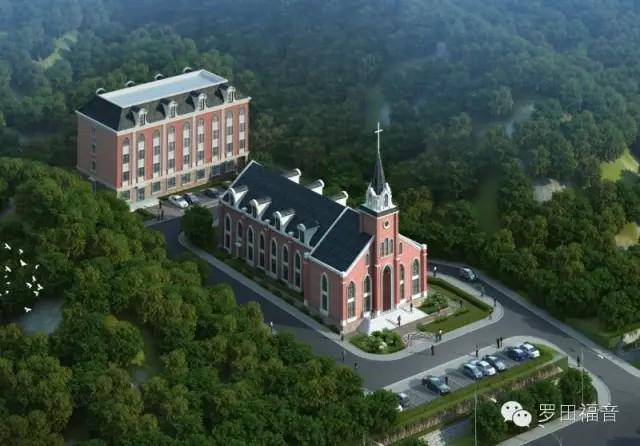 The design sketch of Yishui Church