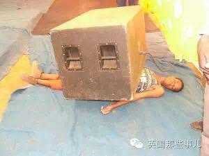 The pastor laid a heavy sound equipment on a female believer