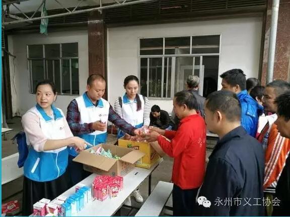 Church members serve the disabled.