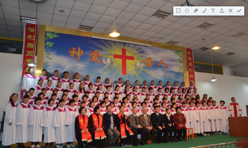 Group Picture of the Guest and the Host