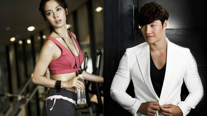 Song Ji Hyo and Kim Jong Kook