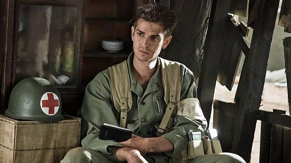 Desmond Doss in Hacksaw Ridge