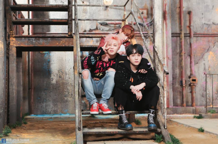 Jungkook, Suga and Jimin of BTS