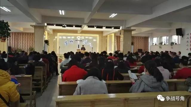 A seminary student participates in the church service